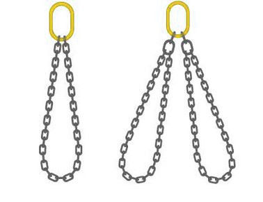 Individu ISO3077 fermant à clef Crane Lifting Chain réglable