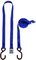 ISO9001 1T bleu 25mm 8 mètres de S de lien de crochet en bas des courroies
