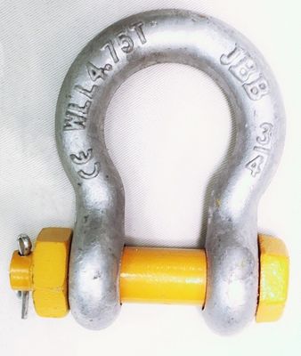 Des arcs de chaînes galvanisés à chaud pour chaînes de type boulon WLL 30T-175T 5.4x charge minimale de rupture 2x charge de résistance