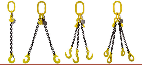 Sling de chaîne de levage de force Grade 80 6 mm à 32 mm Services OEM / ODM personnalisables sur demande