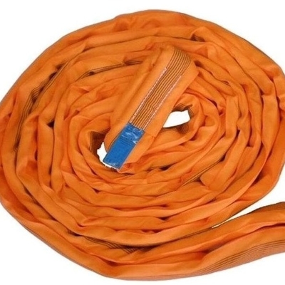 Sling de levage rond en polyester avec une capacité allant de 1 tonne à 50 tonnes pour le transport de charges lourdes