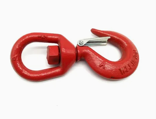 Palan à chaîne galvanisée A320 – Crochet de levage à verrouillage forgé en acier allié US Type 320A avec loquet de sécurité