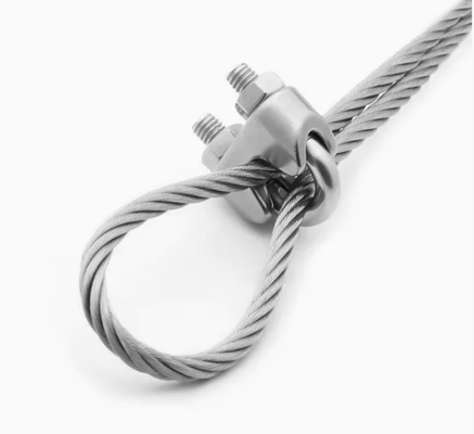 L'acier inoxydable galvanisé à câble de fil malléable Pipe Clip Duct Hose Clamp SS304 U Bolt Solution de fixation sûre et durable