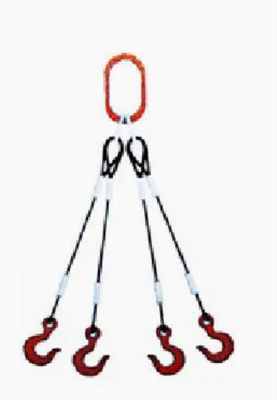 DNV Dépannage de conteneurs offshore Sling de câble en acier: Dépannage lourd sûr et certifié