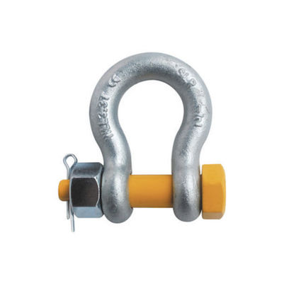 La sécurité en acier Pin Bow Wide Body Shackles 1,25 pouces 12 tonnes