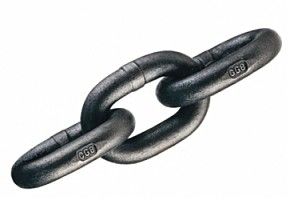 Chaîne de levage forte Sling WLL 200 kg Diamètre de la chaîne de 6 mm à 32 mm Charge minimale d'essai de preuve 2 fois la charge de travail limite