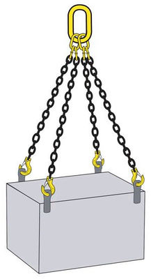 48 mm Diamètre de la corde Assemblage de la corde de fil Sling personnalisé Longueur avec manche flamande et pouce