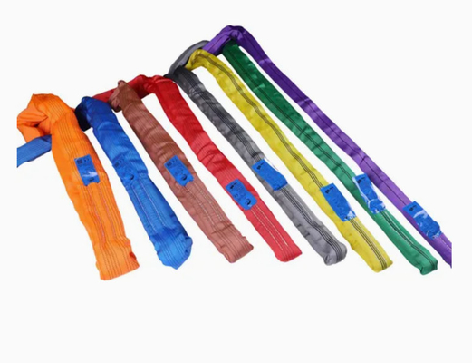 Sling rondes en polyester de 5 tonnes pour le levage industriel