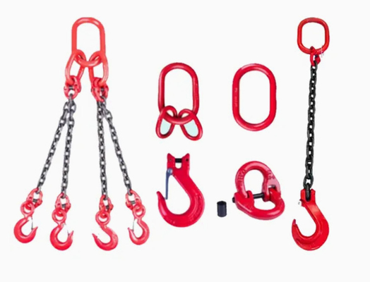 Élingue de chaîne de levage robuste – Acier allié Grade 80 | CMU 21 200 kg