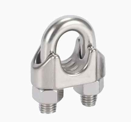 L'acier inoxydable galvanisé à câble de fil malléable Pipe Clip Duct Hose Clamp SS304 U Bolt Solution de fixation sûre et durable