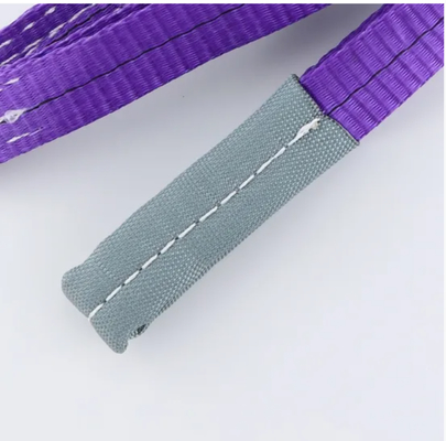 Élingue en sangle polyester bleu haute ténacité (largeur 240 mm) – CMU de 16 000 kg | Certifiée et durable