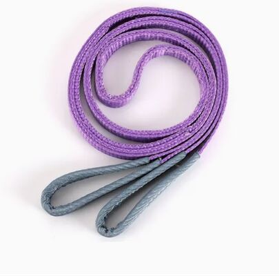 CE Certified Flat Lifting Sling | Eye & Eye Polyester Webbing Slings for Heavy-Duty Applications